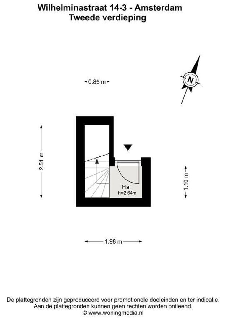 Wilhelminastraat 14 3, Amsterdam plattegrond-4