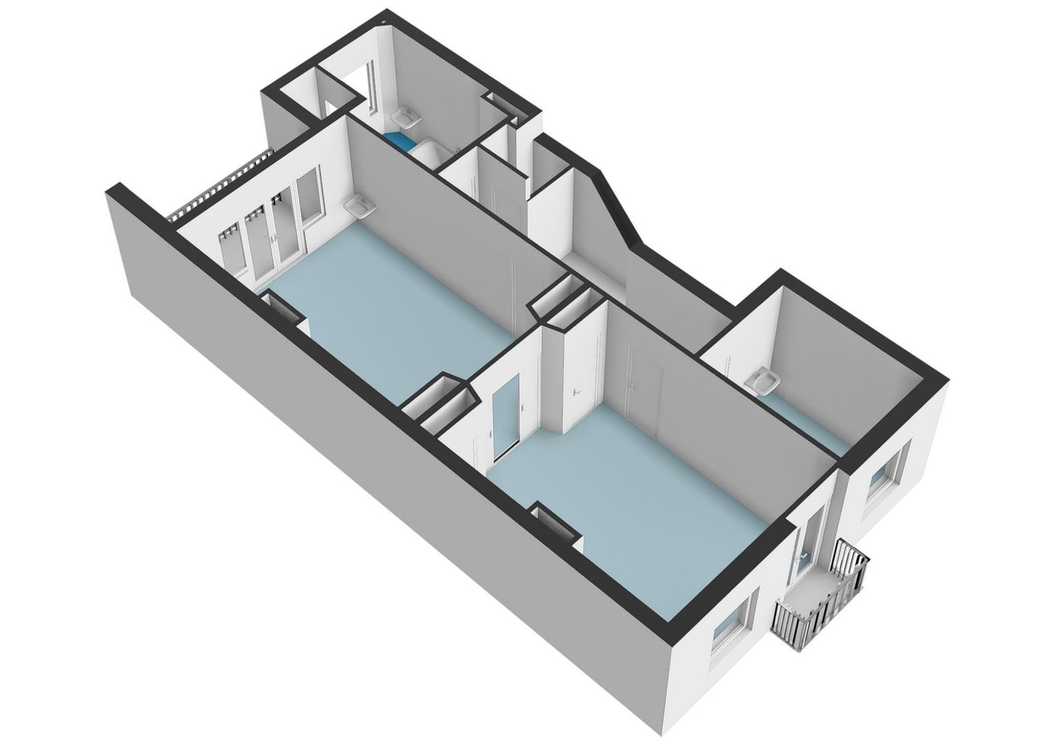 Valeriusstraat 6 H, Amsterdam plattegrond-7