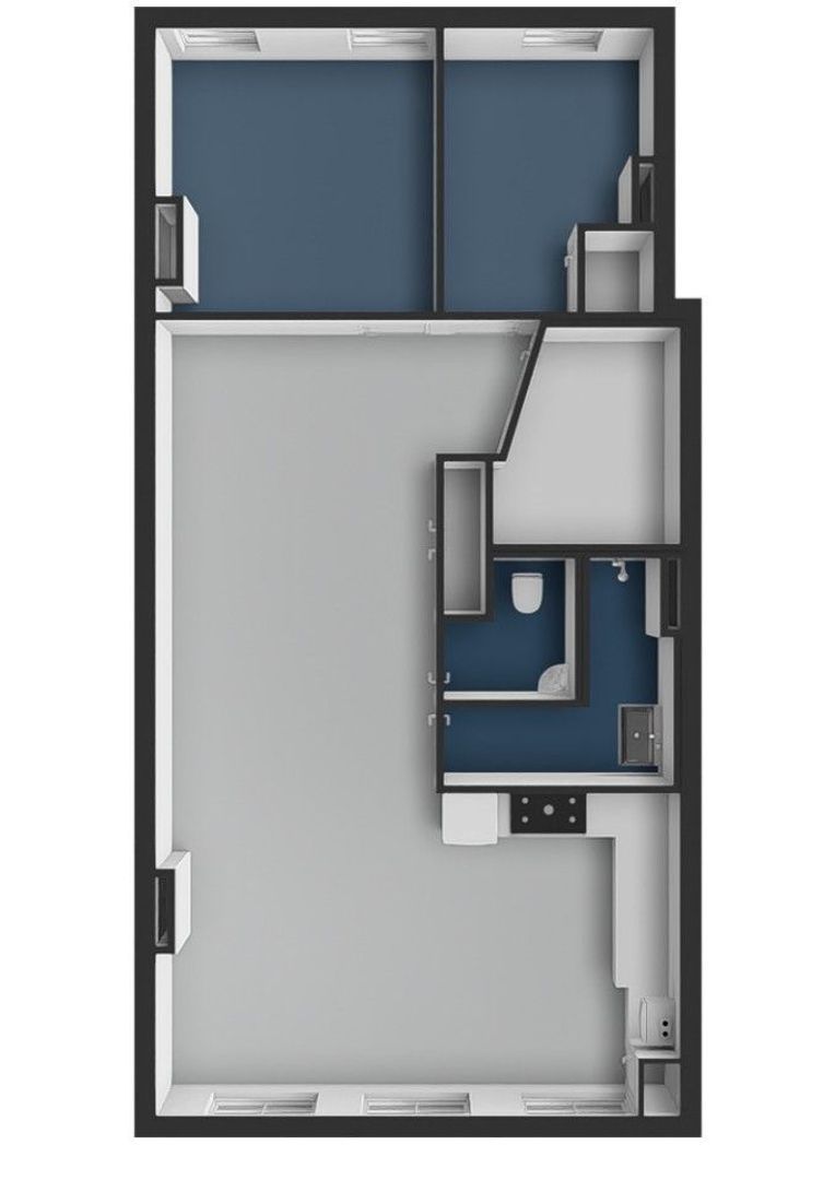 Eerste Boerhaavestraat 3 3, Amsterdam plattegrond-1