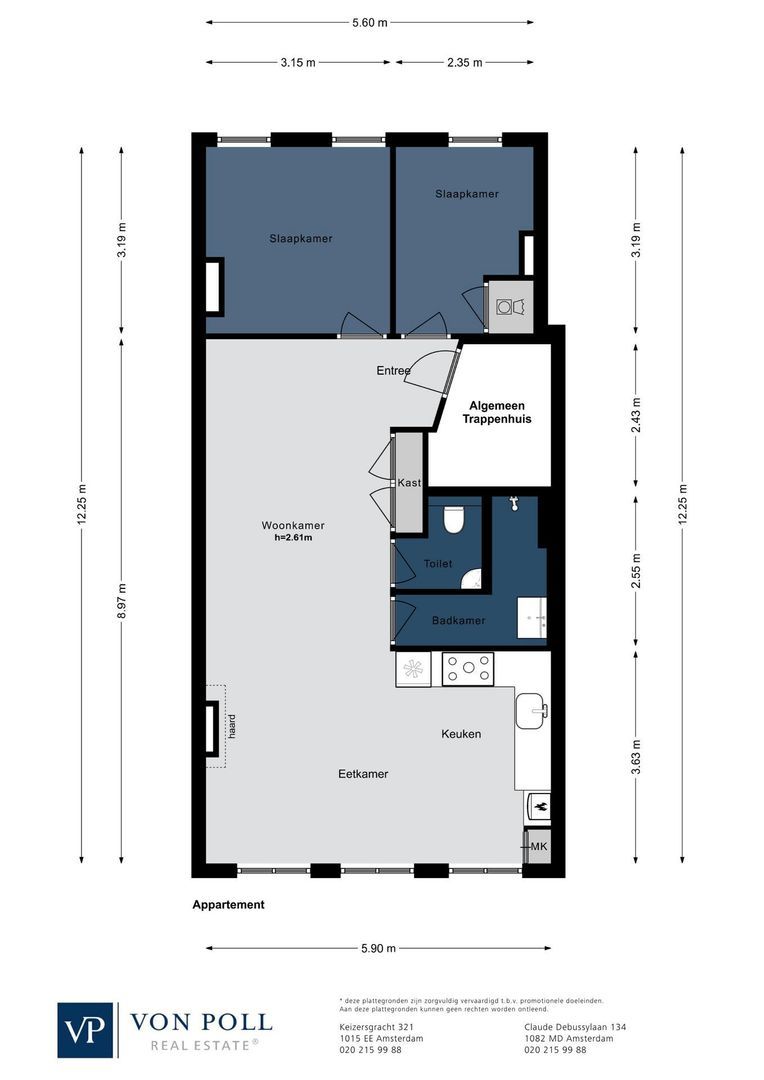 Eerste Boerhaavestraat 3 3, Amsterdam plattegrond-0