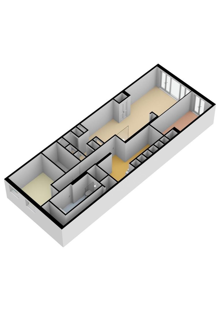 Pieter Cornelisz. Hooftstraat 160 H, Amsterdam plattegrond-5