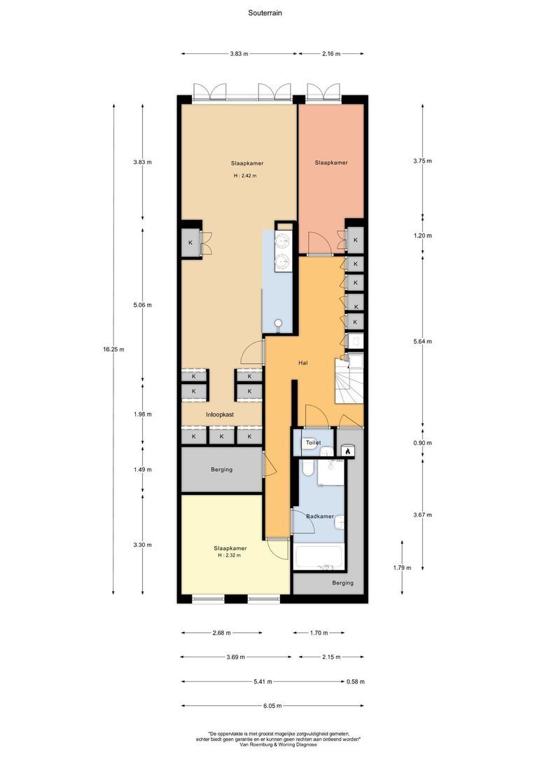 Pieter Cornelisz. Hooftstraat 160 H, Amsterdam plattegrond-4