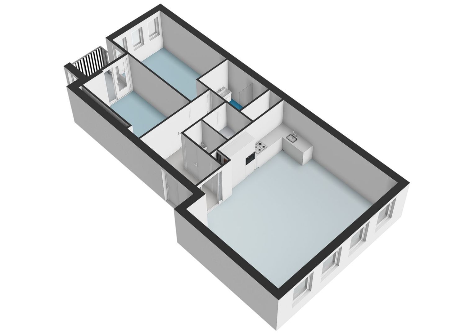 Valkenburgerstraat 198 E, Amsterdam plattegrond-2