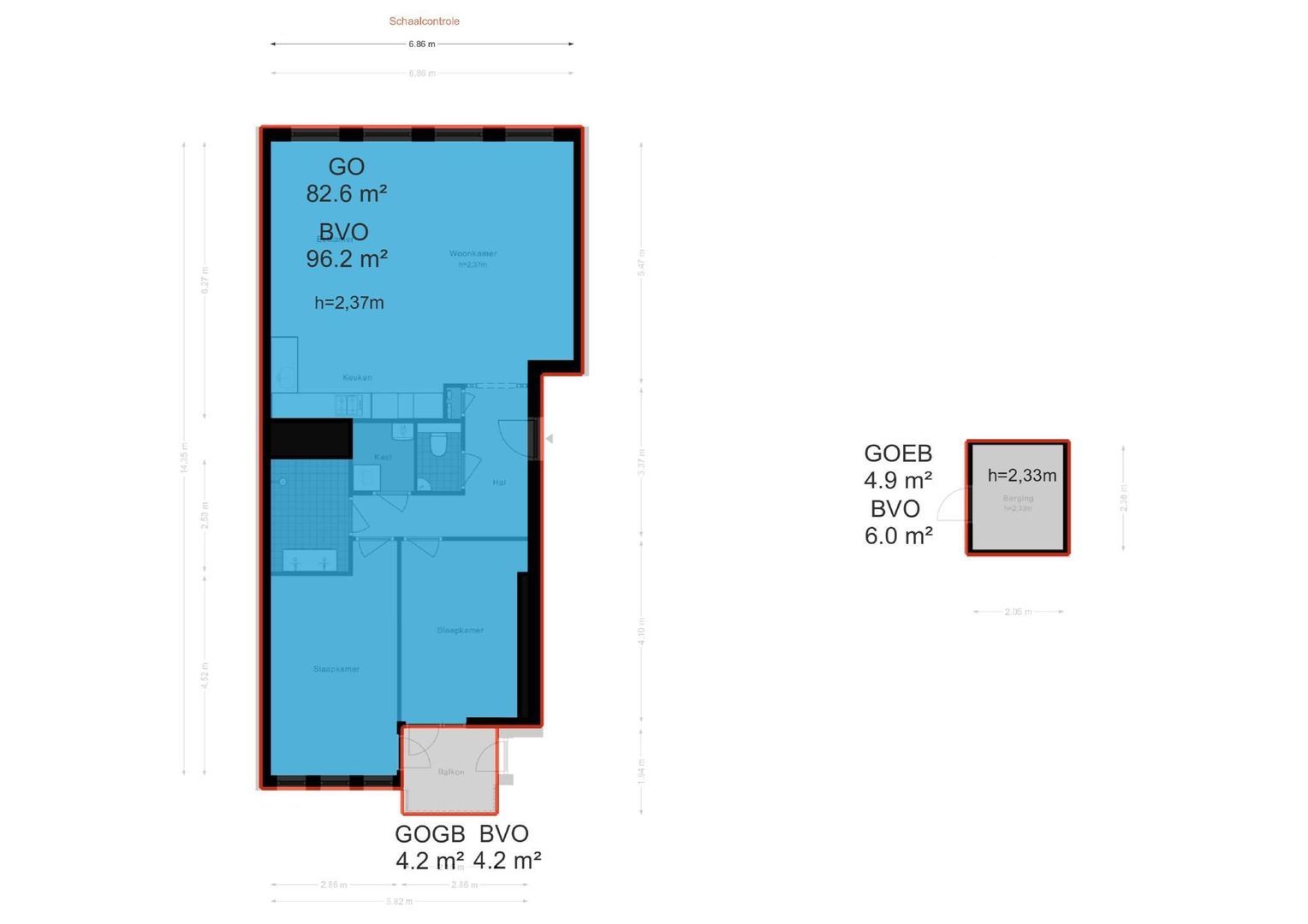 Valkenburgerstraat 198 E, Amsterdam plattegrond-6