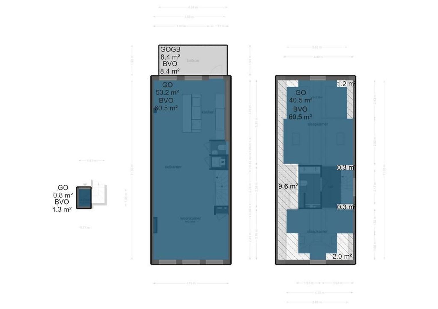 Tweede Jan van der Heijdenstraat 57 4, Amsterdam plattegrond-6