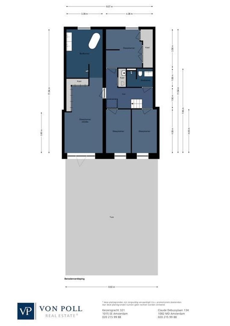 Maarten Harpertszoon Trompstraat 31 H, Amsterdam plattegrond-1