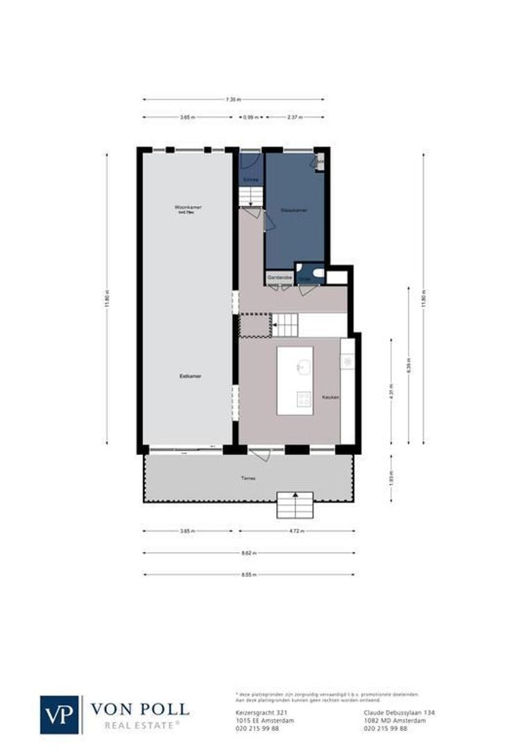 Maarten Harpertszoon Trompstraat 31 H, Amsterdam plattegrond-0