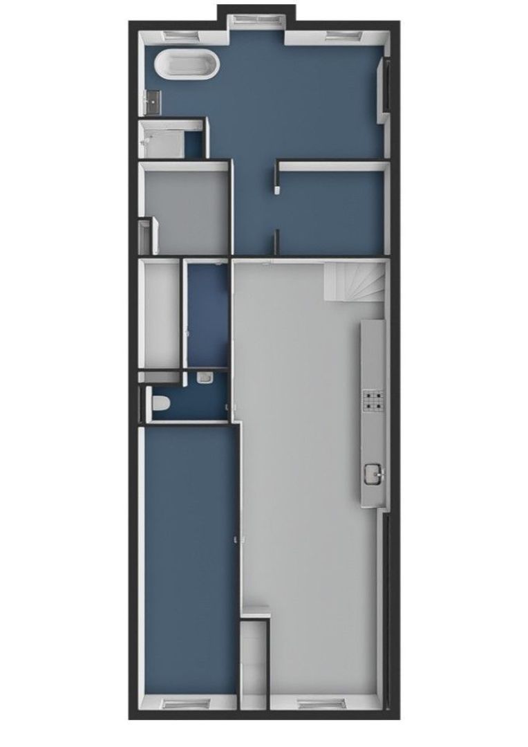 Overtoom 484 4, Amsterdam plattegrond-1