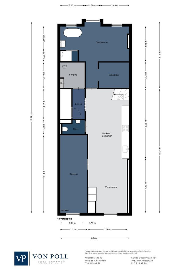 Overtoom 484 4, Amsterdam plattegrond-0