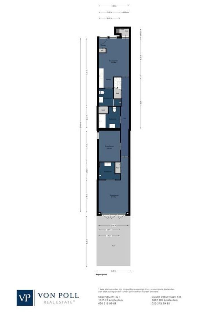 Prinsengracht 458 A, Amsterdam plattegrond-1