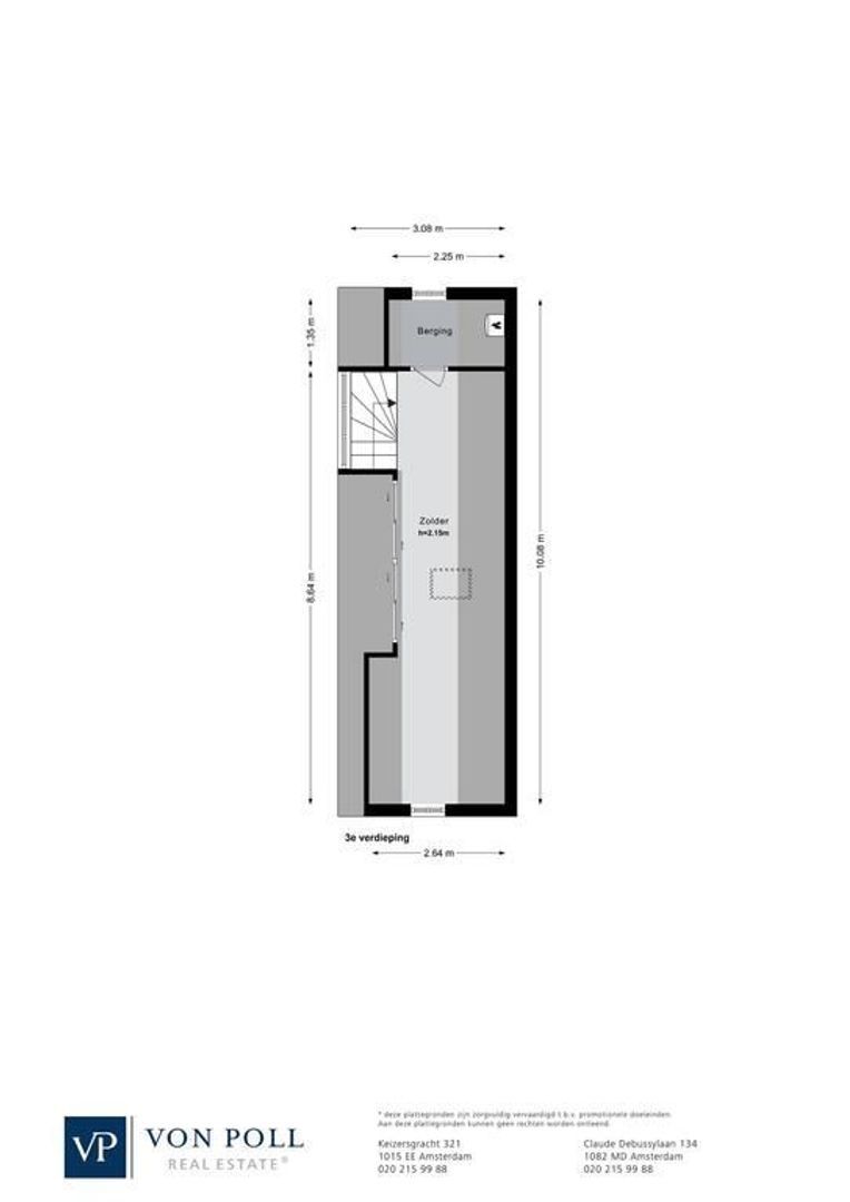 Herenstraat 24 B, Amsterdam plattegrond-3