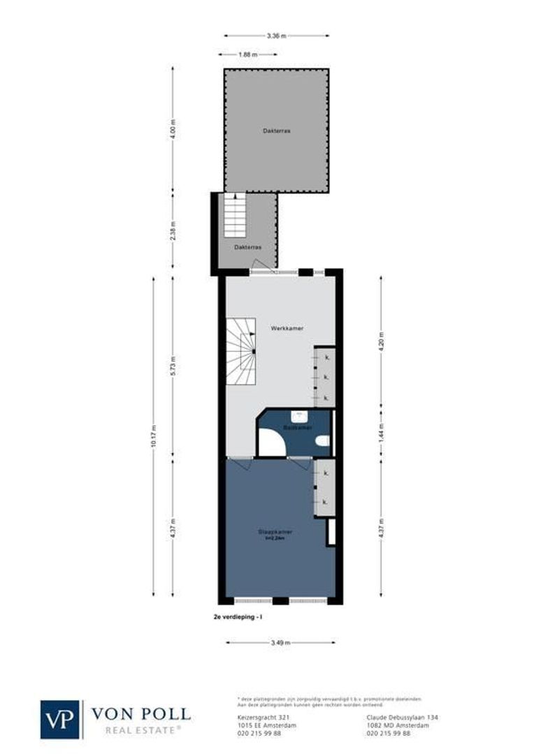 Herenstraat 24 B, Amsterdam plattegrond-2