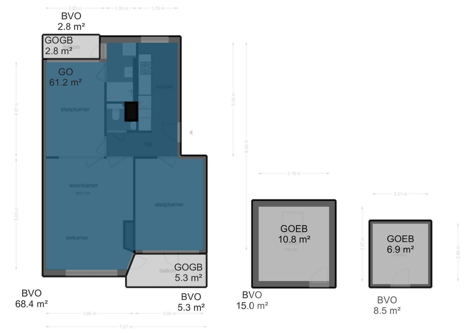 Honselersdijkstraat 22 4, Amsterdam plattegrond-2