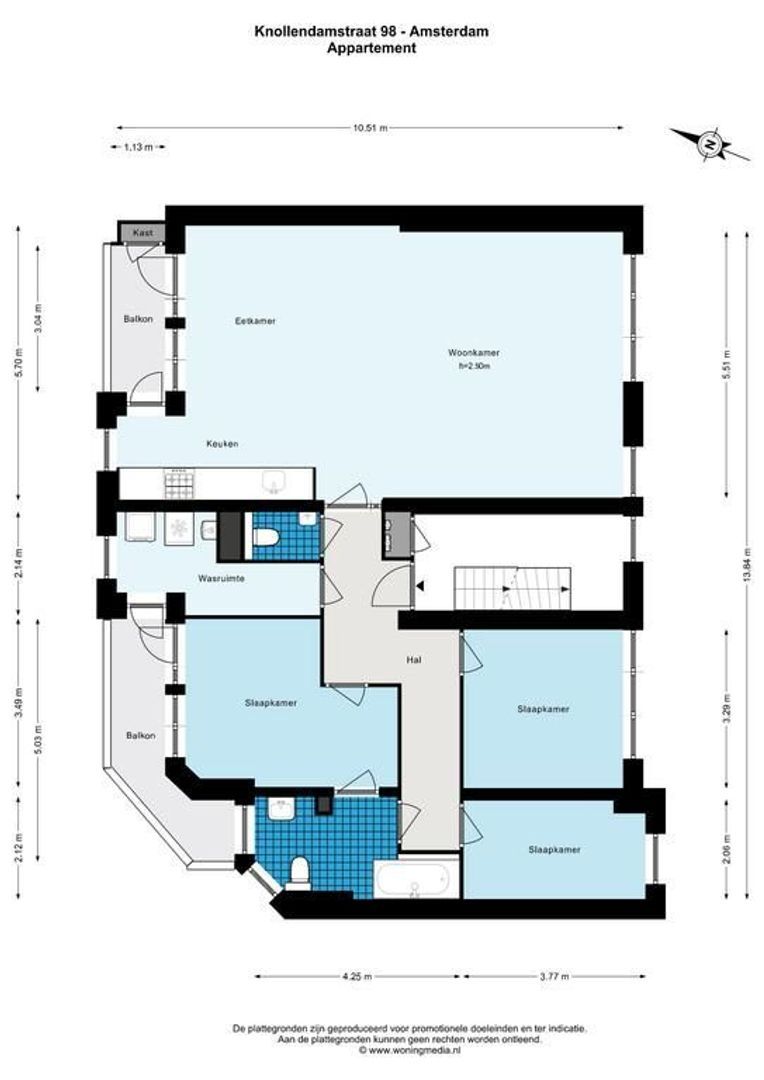 Knollendamstraat 98, Amsterdam plattegrond-0