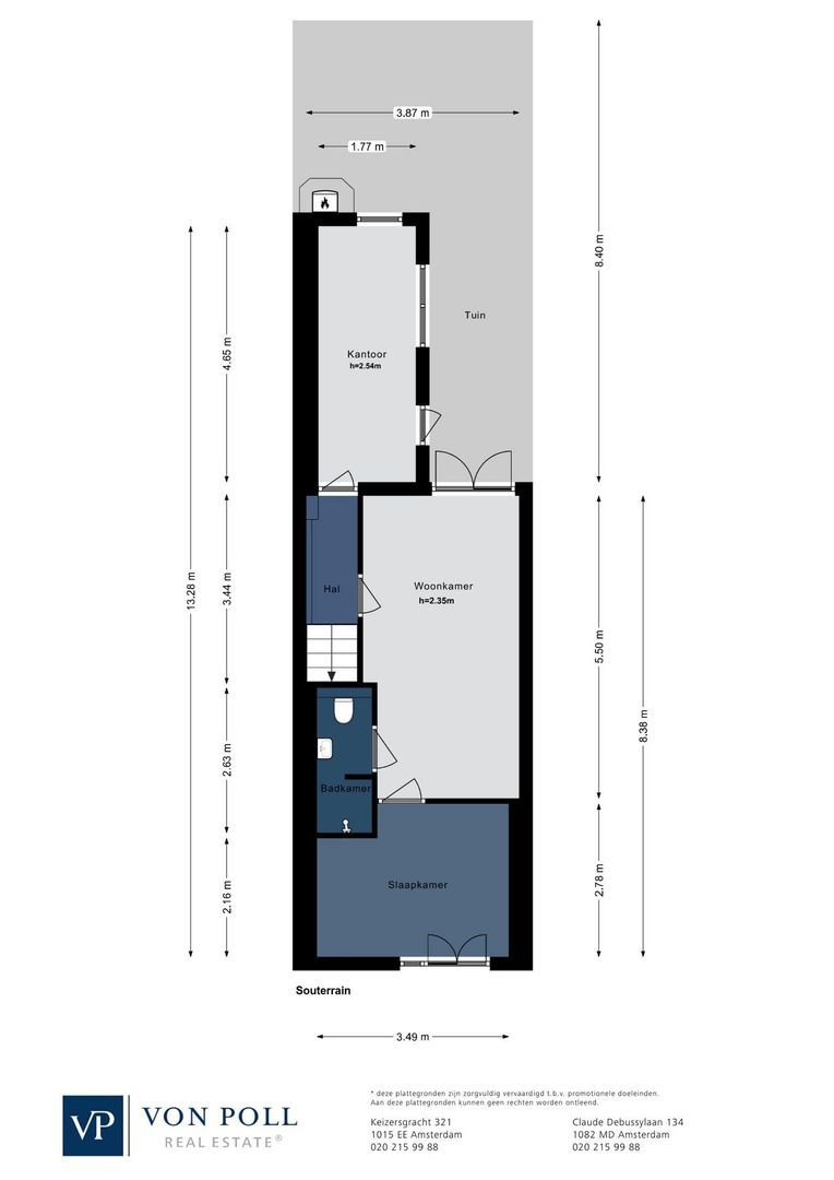 Kerkstraat 164 H, Amsterdam plattegrond-3
