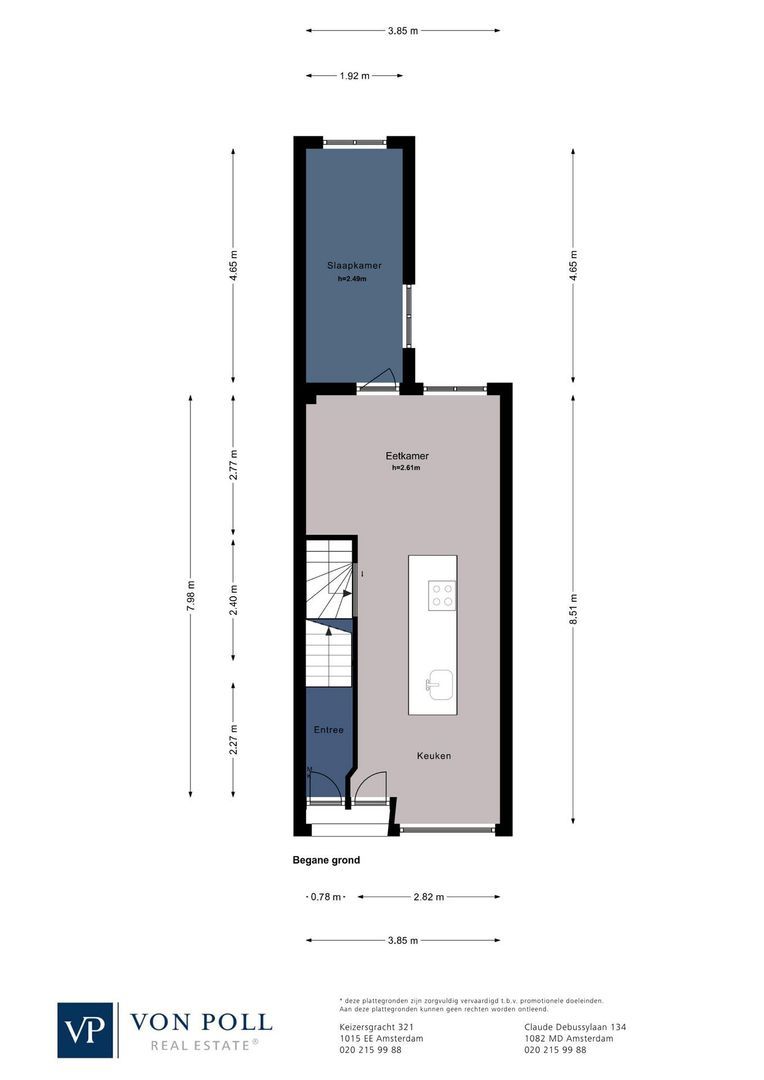 Kerkstraat 164 H, Amsterdam plattegrond-2