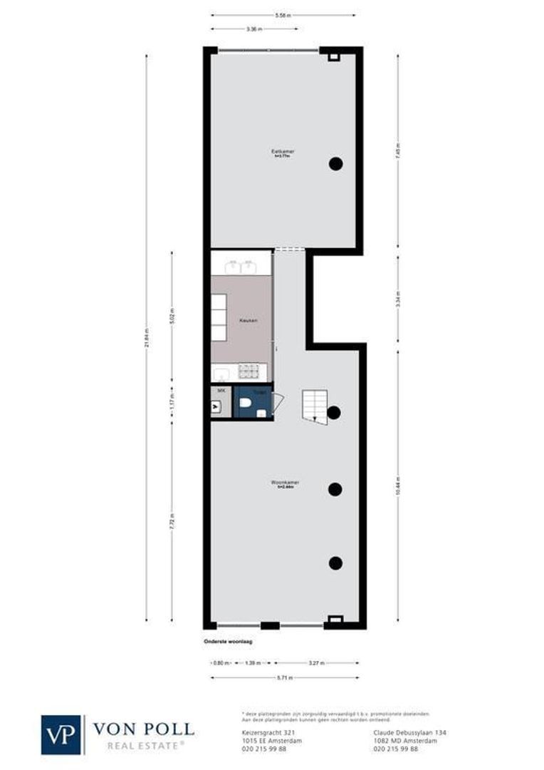 Lijnbaansgracht 369 F, Amsterdam plattegrond-2