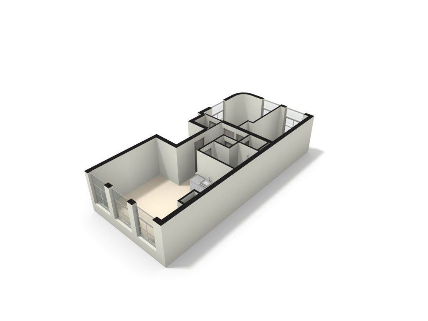Nieuwe Egelantiersstraat 2 B, Amsterdam plattegrond-2