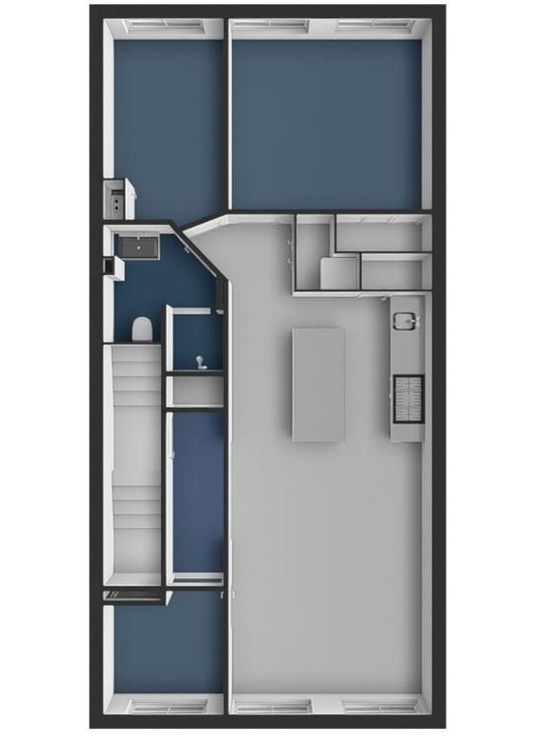 Derde Helmersstraat 50 1, Amsterdam plattegrond-1