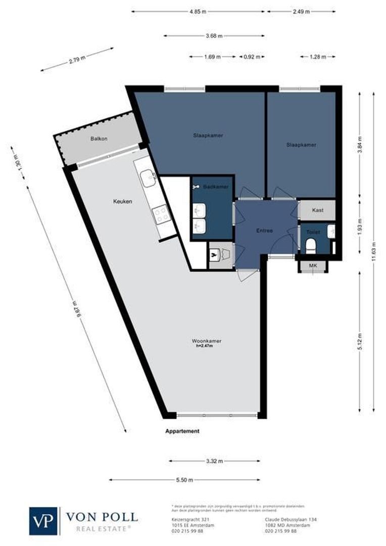 Martin Vlaarkade 57, Amsterdam plattegrond-0