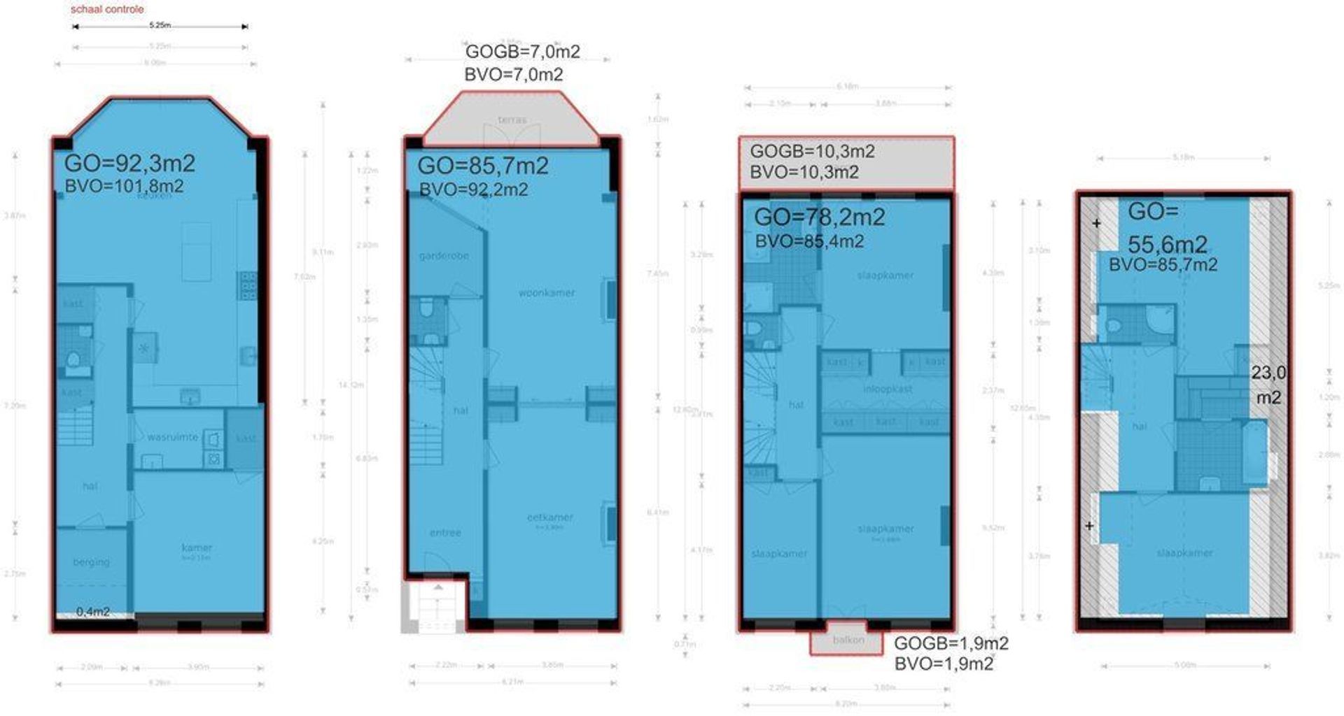 Vondelstraat 156, Amsterdam plattegrond-4