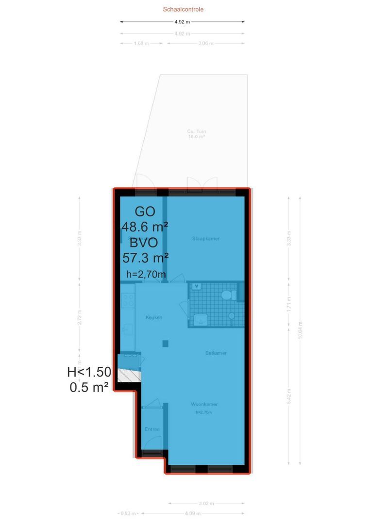 Staringstraat 34 H, Amsterdam plattegrond-3