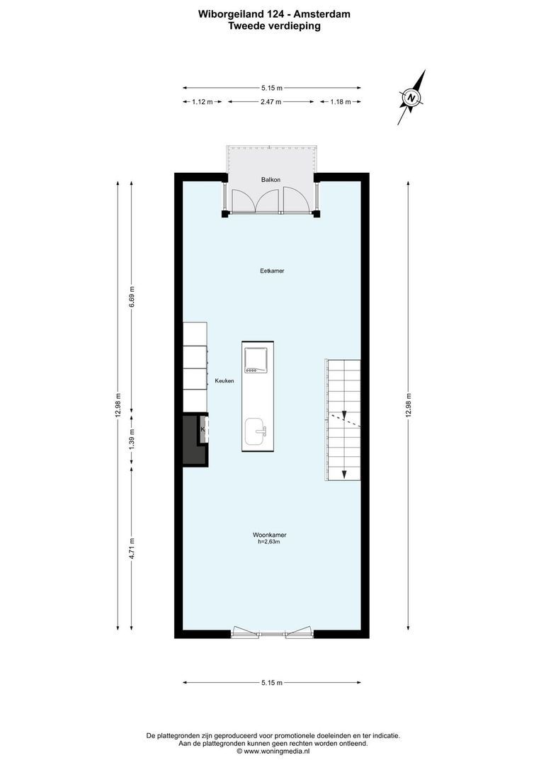 Wiborgeiland 124, Amsterdam plattegrond-1
