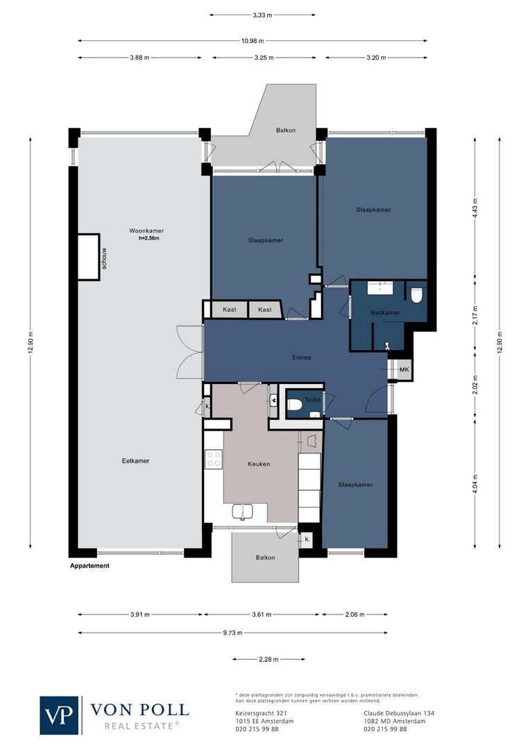 Cornelis Dopperkade 5 4, Amsterdam plattegrond-0