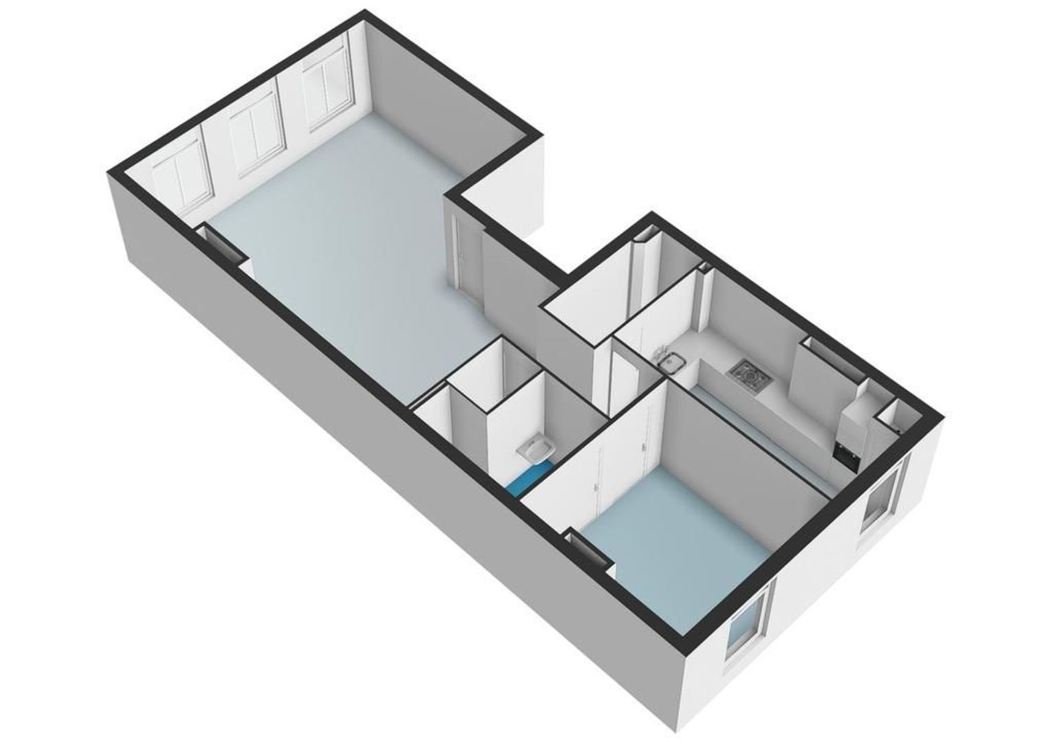 Nassaukade 116 4, Amsterdam plattegrond-1
