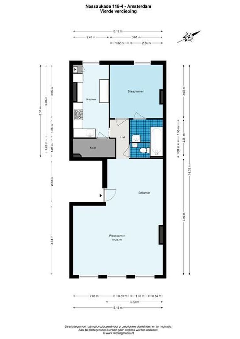 Nassaukade 116 4, Amsterdam plattegrond-0
