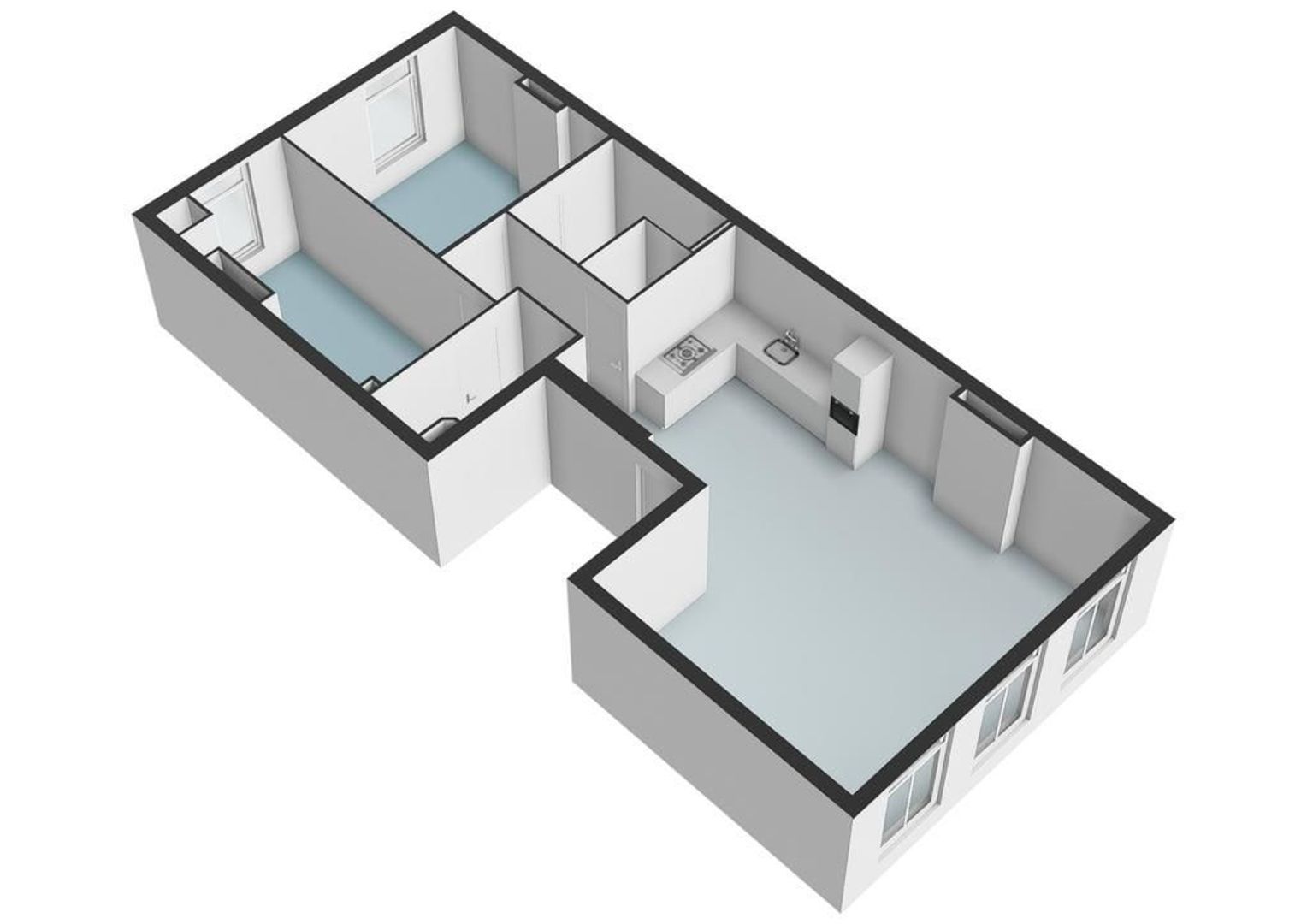 Nassaukade 116 4, Amsterdam plattegrond-4