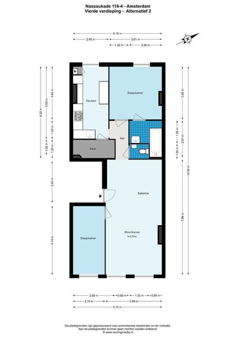 Nassaukade 116 4, Amsterdam plattegrond-8