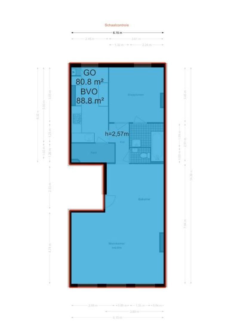 Nassaukade 116 4, Amsterdam plattegrond-9
