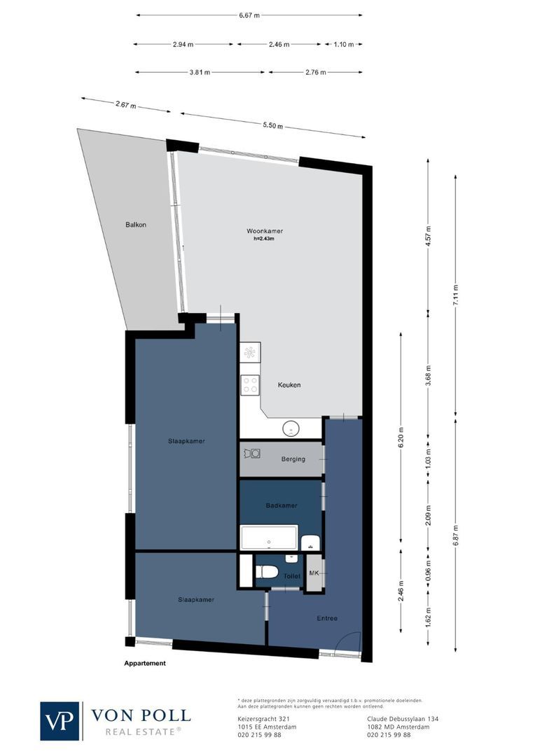 Esplanade de Meer 197, Amsterdam plattegrond-0