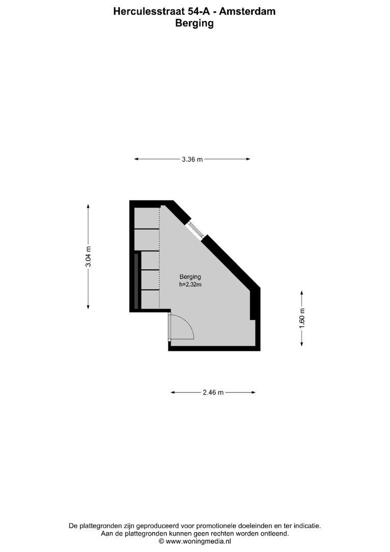 Herculesstraat 54 A, Amsterdam plattegrond-3