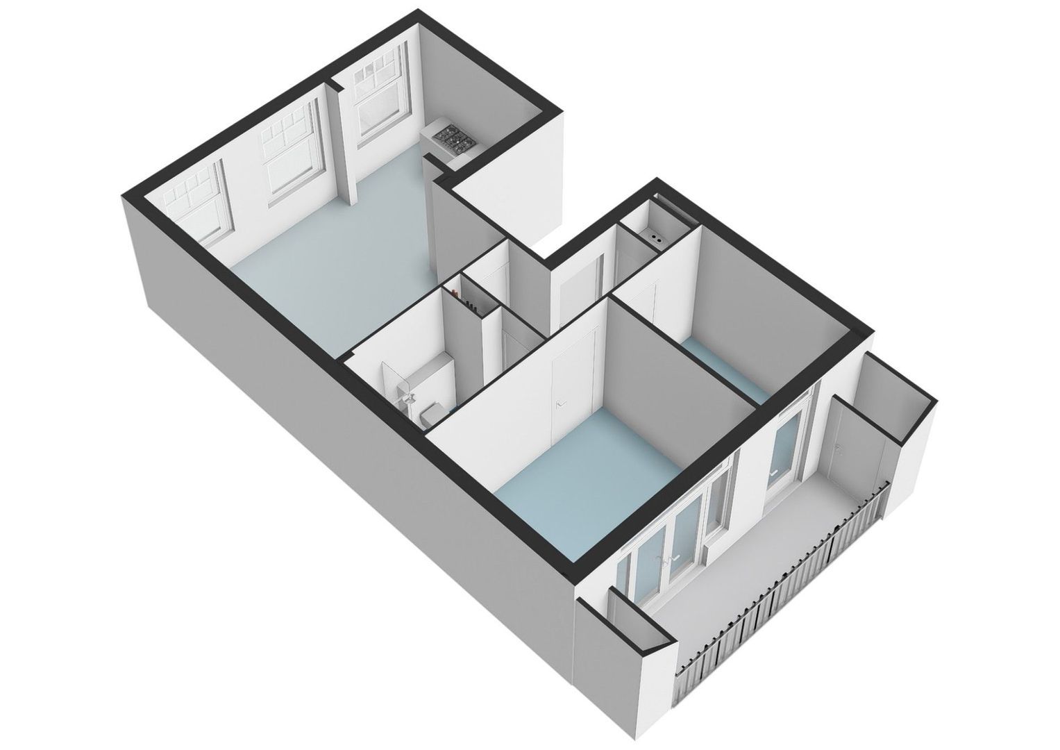 Van Spilbergenstraat 119 3, Amsterdam plattegrond-1