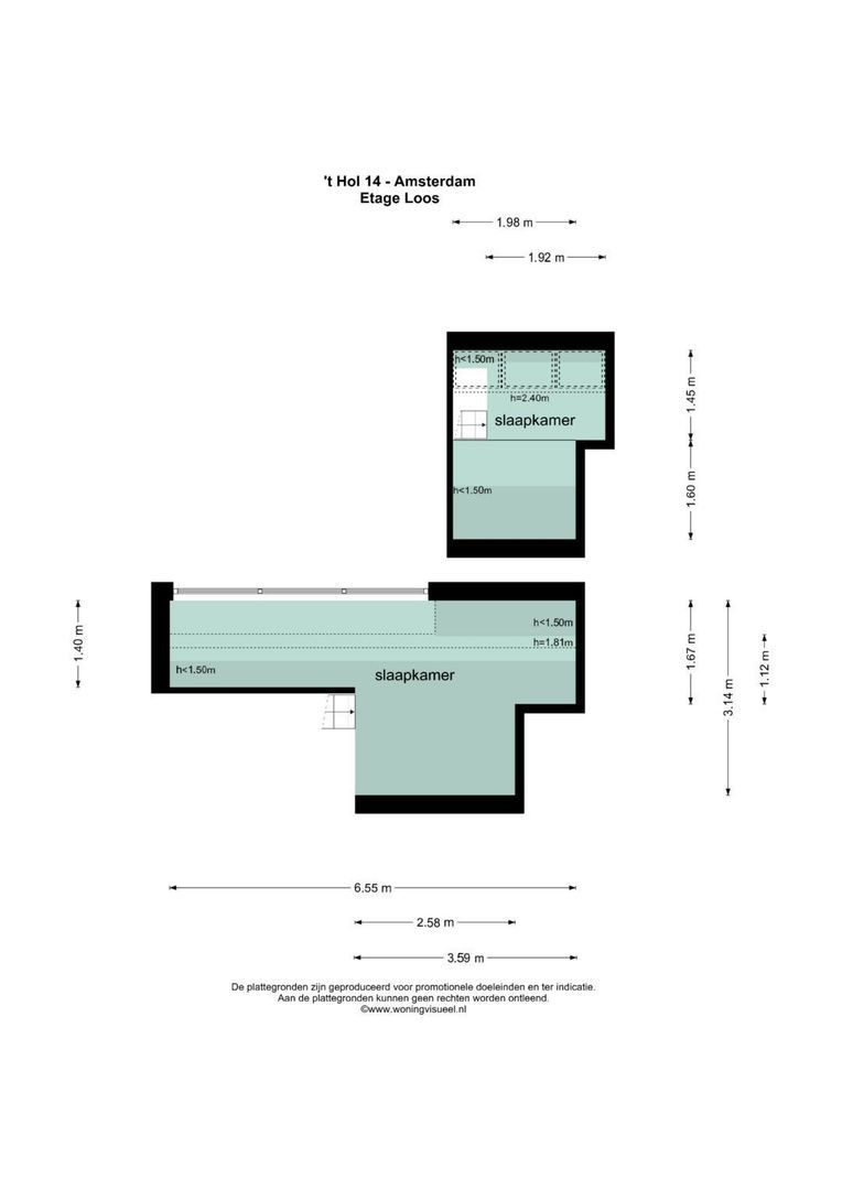't Hol 14, Amsterdam plattegrond-3