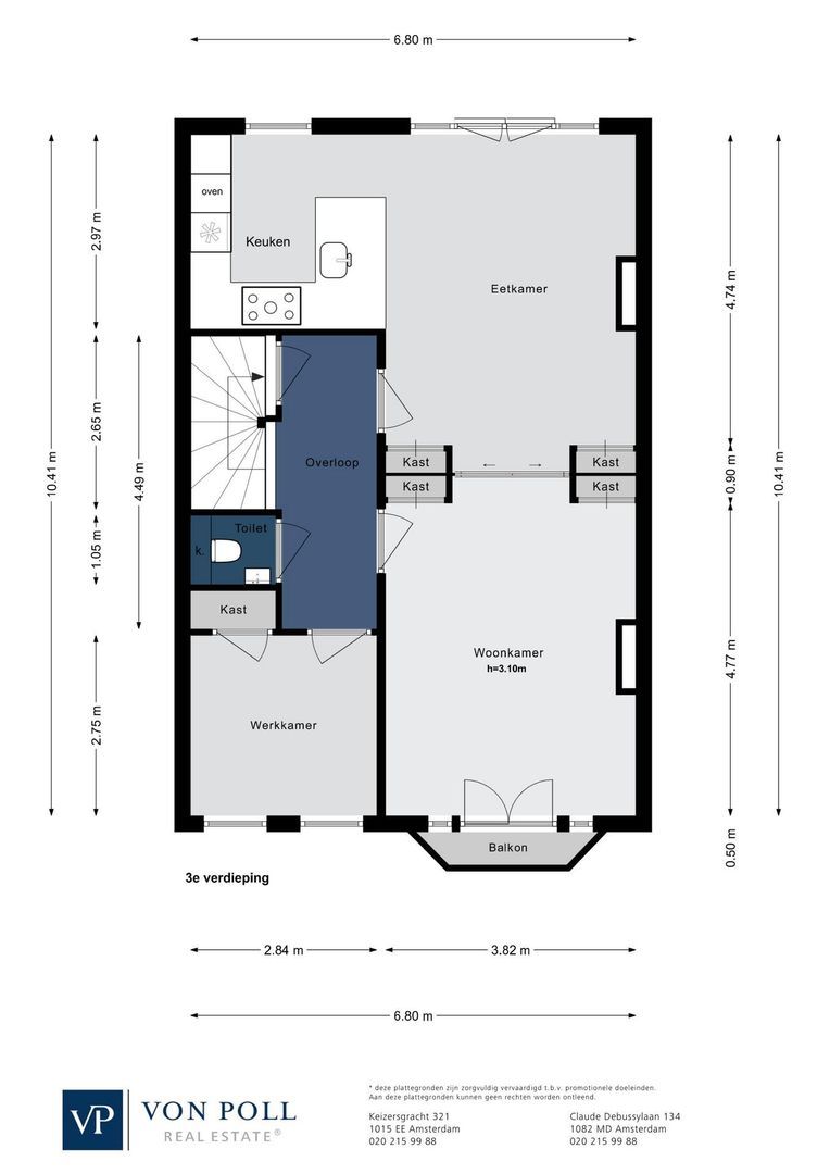 Valeriusstraat 233 3, Amsterdam plattegrond-0