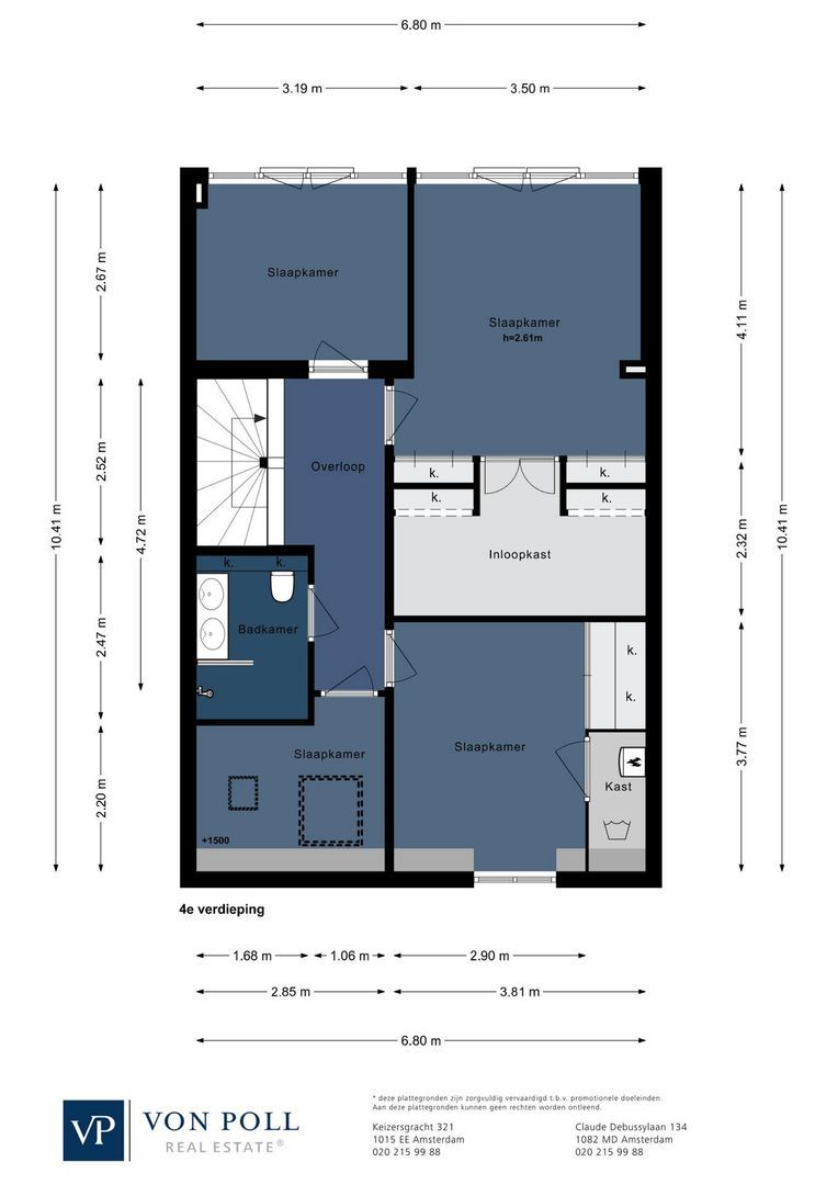 Valeriusstraat 233 3, Amsterdam plattegrond-1