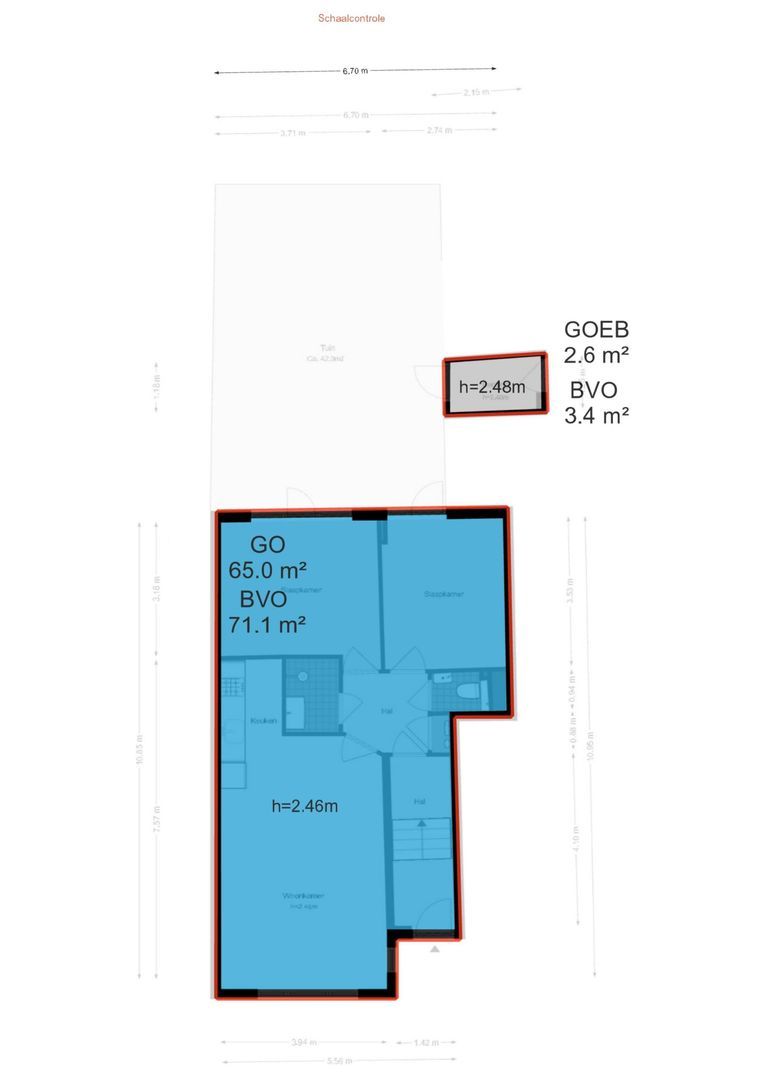 Tugelaweg 132, Amsterdam plattegrond-3