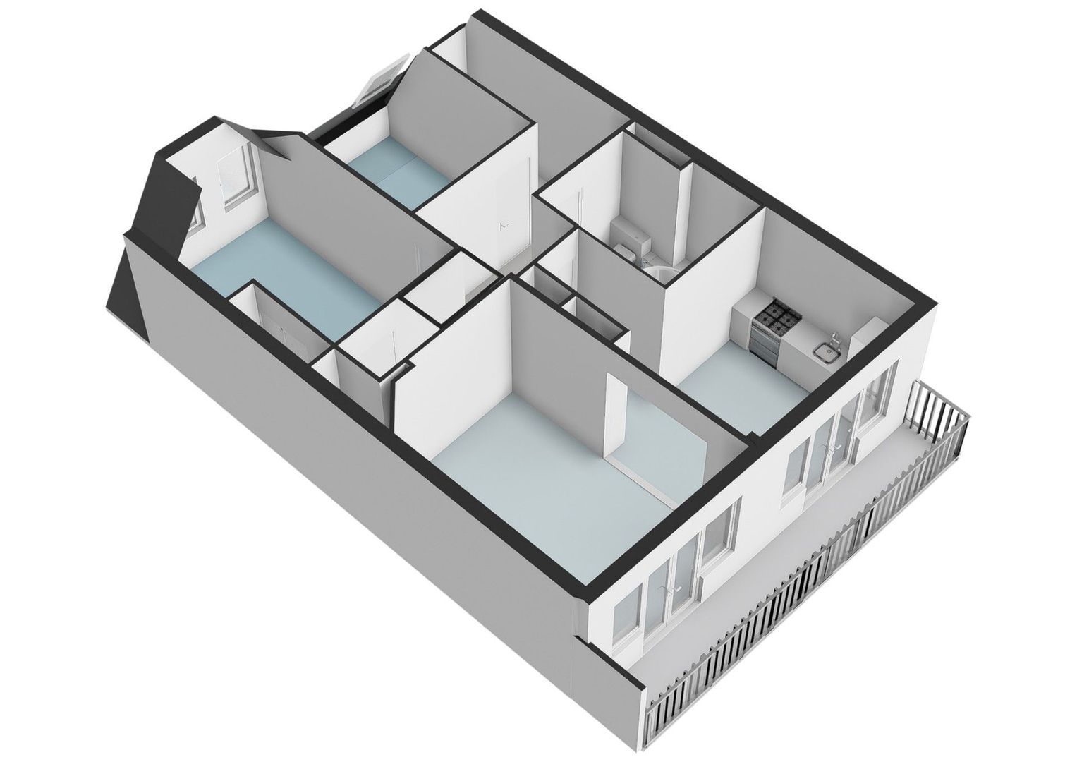 Ruysdaelstraat 68 4, Amsterdam plattegrond-4