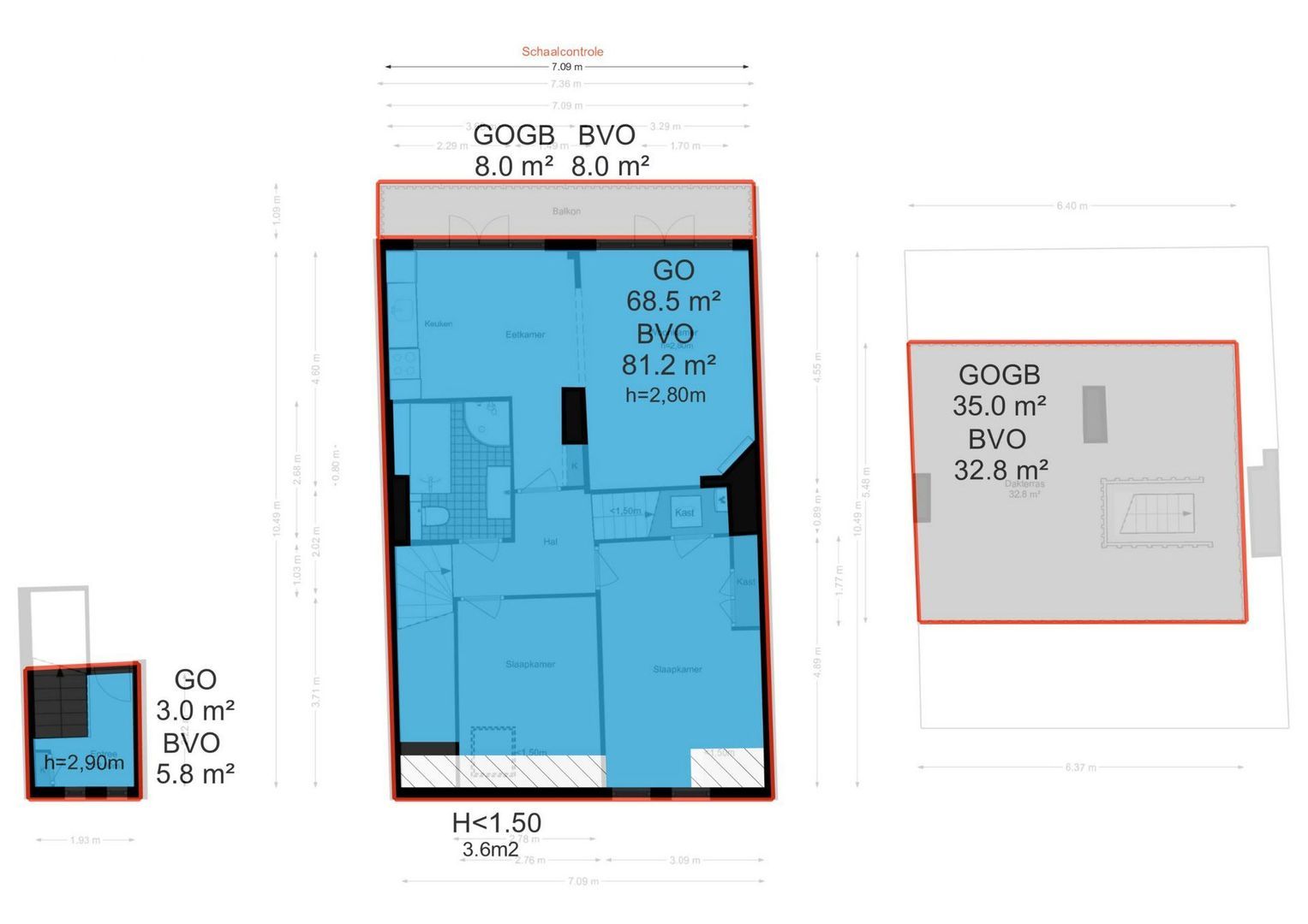 Ruysdaelstraat 68 4, Amsterdam plattegrond-9