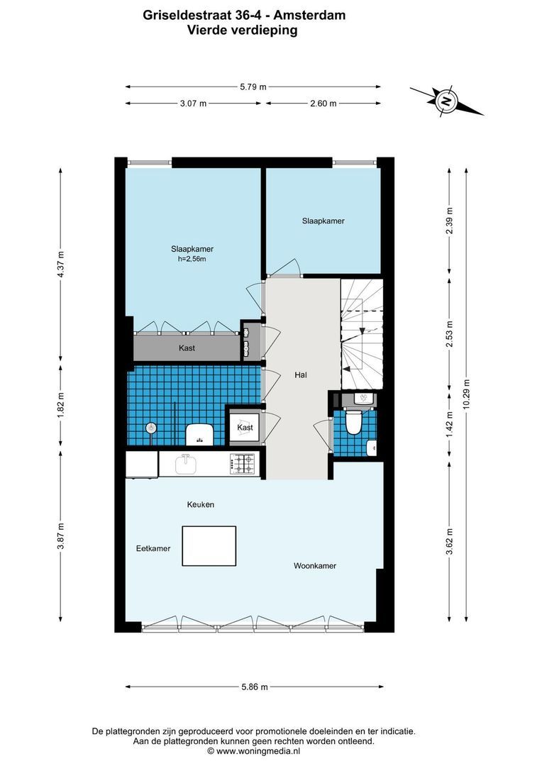 Griseldestraat 36 4, Amsterdam plattegrond-3