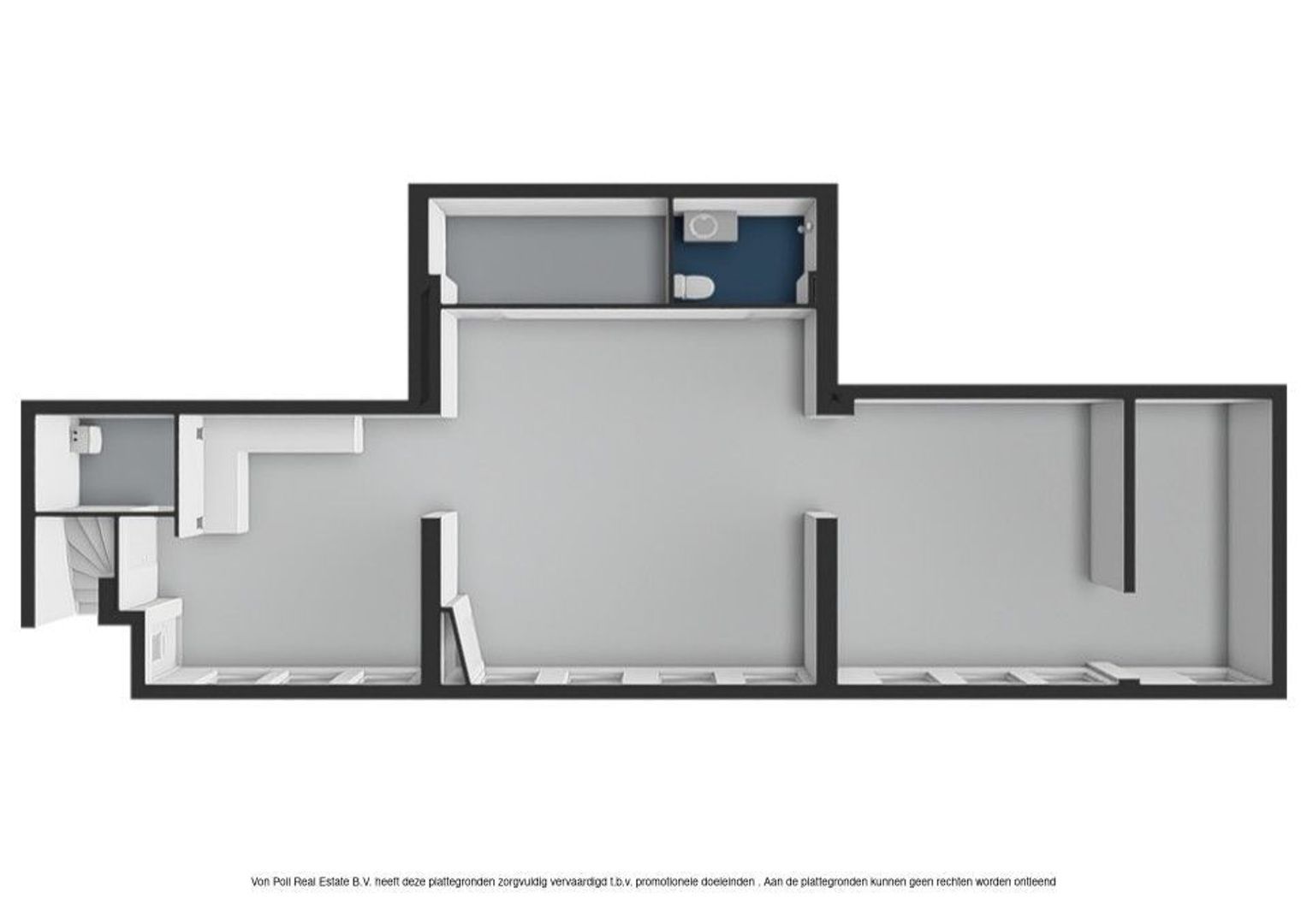 Oude Nieuwstraat 13 H, Amsterdam plattegrond-1