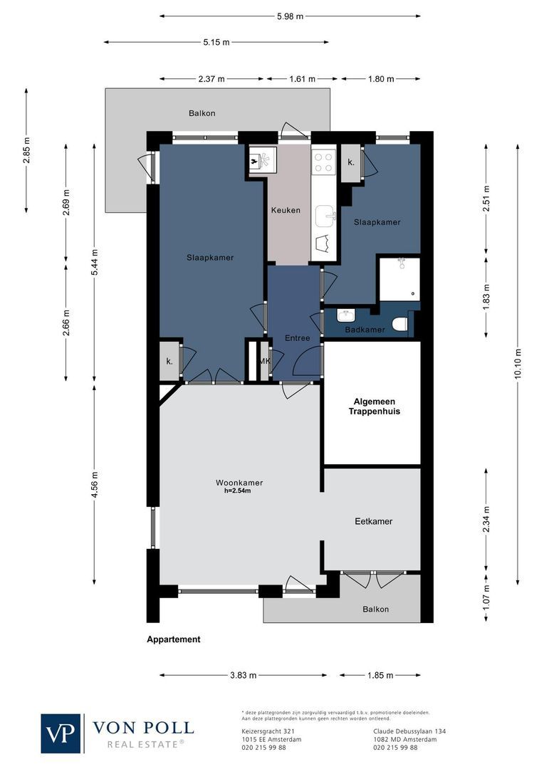 Blancefloorstraat 12 2, Amsterdam plattegrond-0
