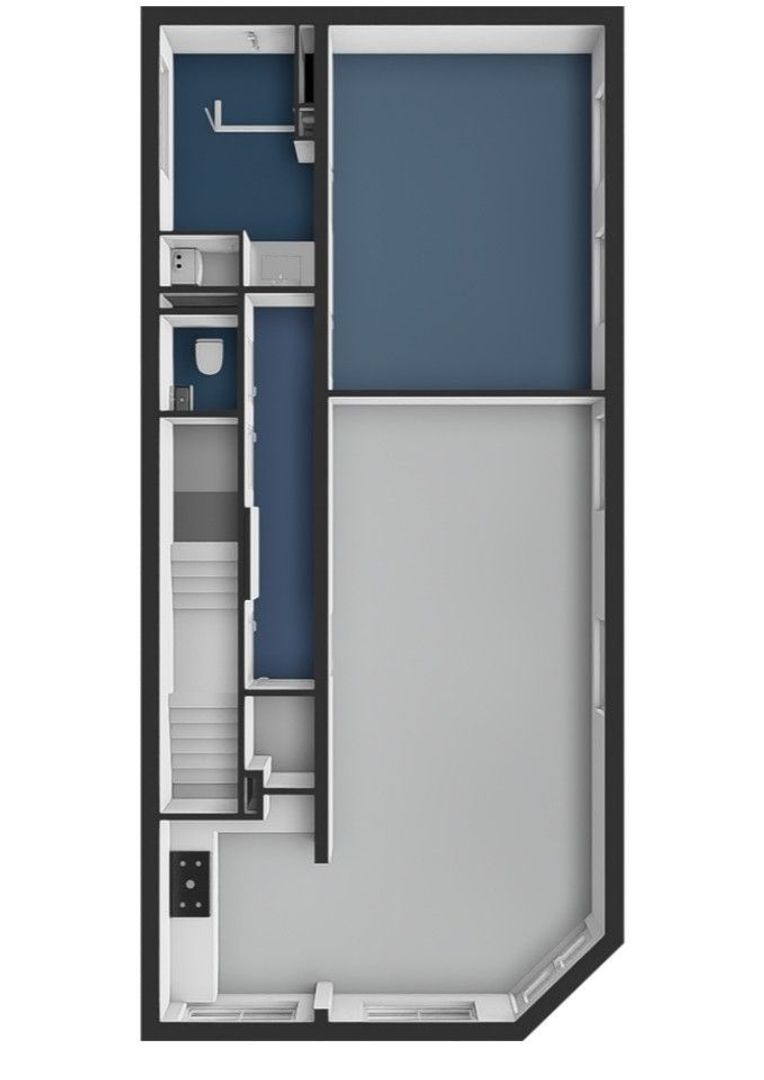 Tweede Helmersstraat 28 1, Amsterdam plattegrond-1