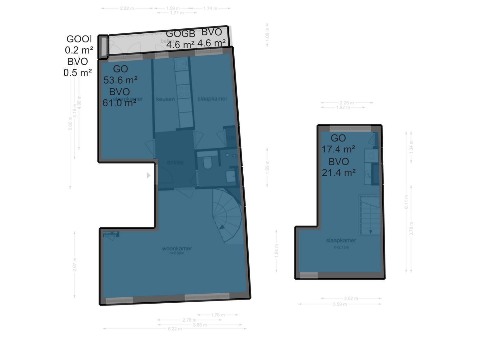 Aalsmeerweg 32 3, Amsterdam plattegrond-2