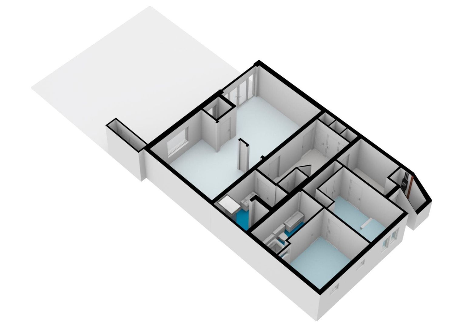 Vondelstraat 108 A, Amsterdam plattegrond-1
