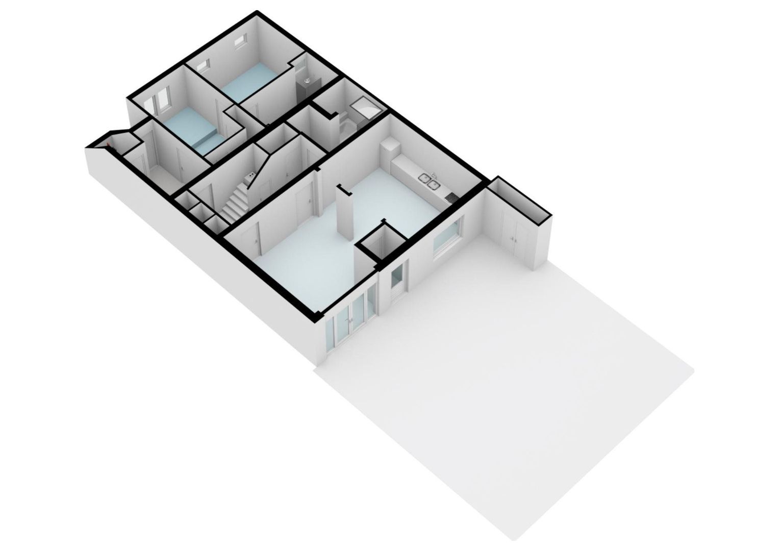 Vondelstraat 108 A, Amsterdam plattegrond-2
