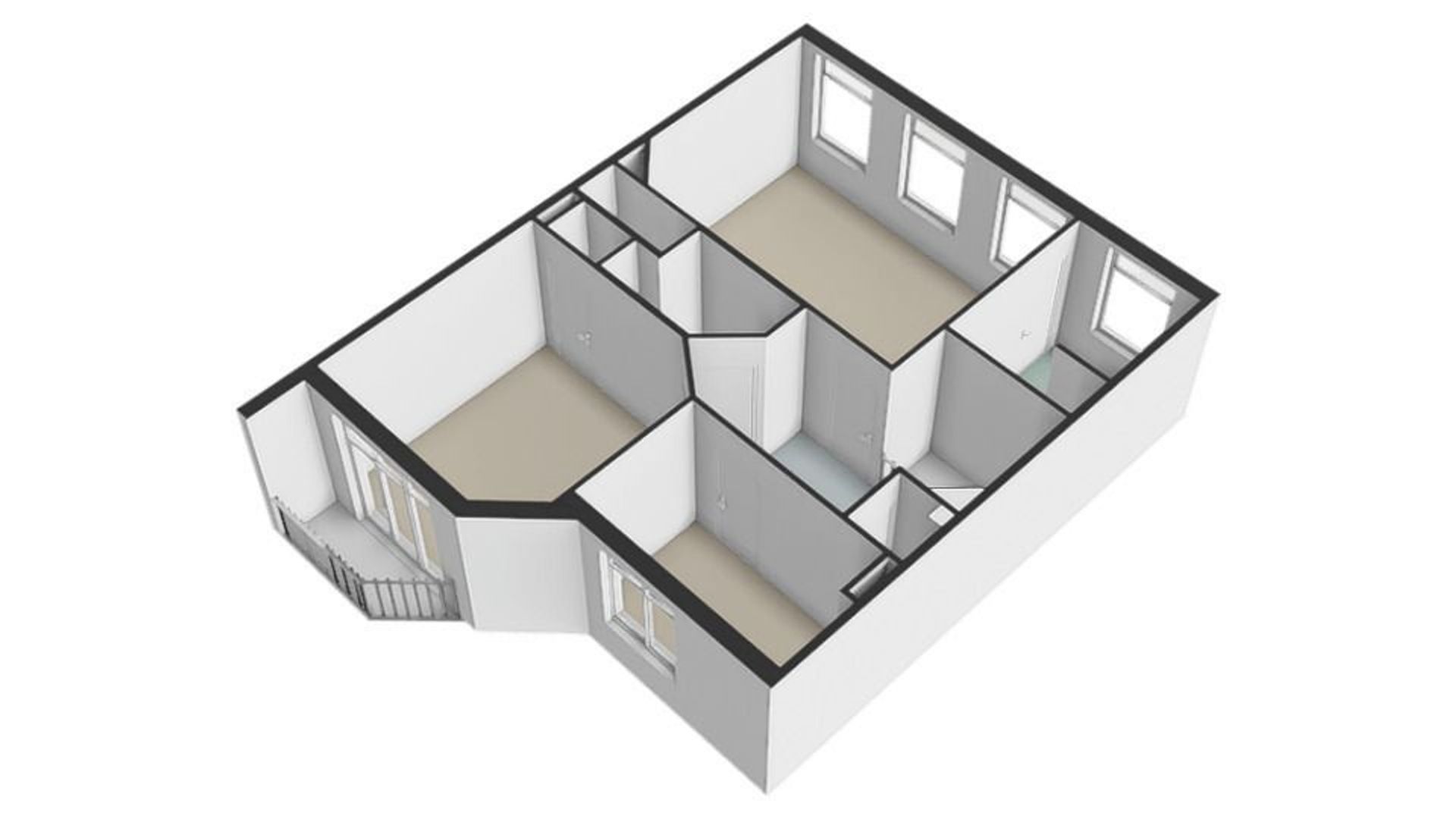 Hacquartstraat 5 A, Amsterdam plattegrond-1